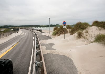 Sand movement